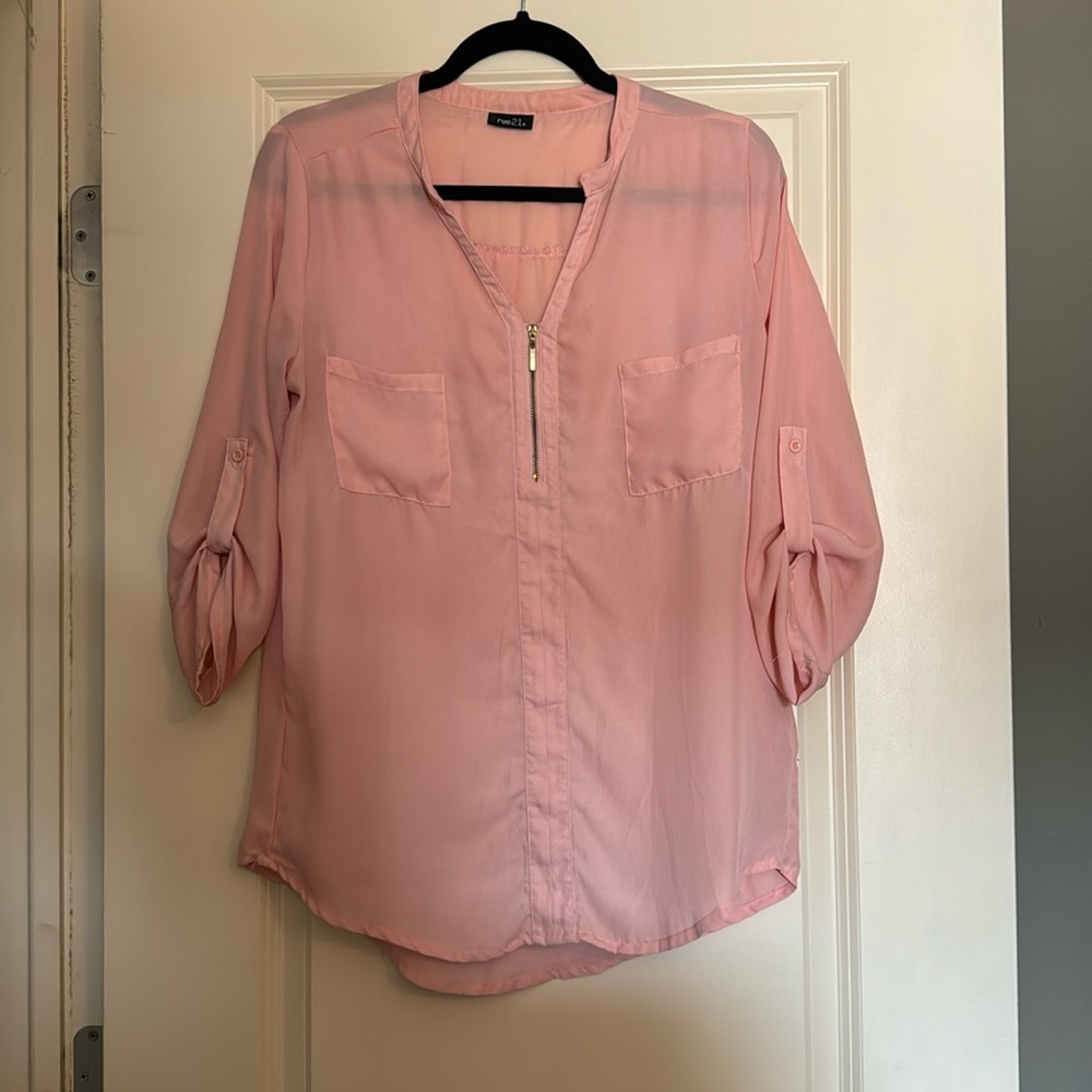 Pink rue 21 blouse